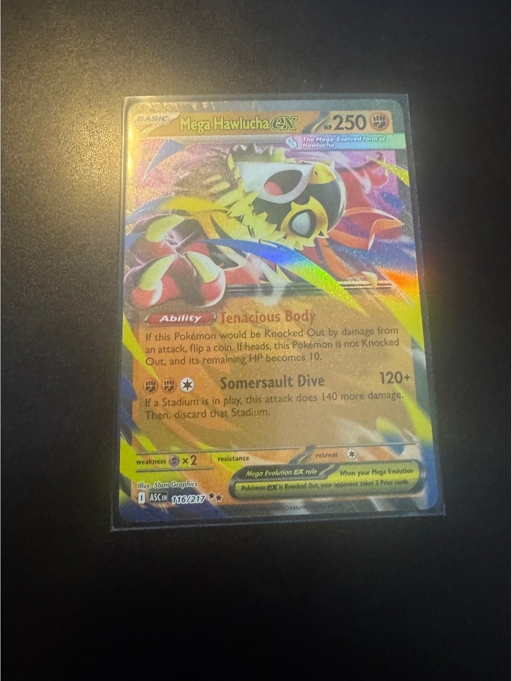 Pokemon Mega Hawlucha ex 116/217 Garchomp ex 039/187 Lot